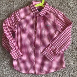 Vineyard Vines boys gingham check button down